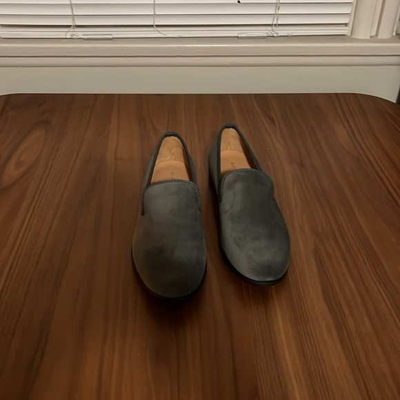 Brand New Grey Suede Duke & Dexter Loafers. Size 10. Handmade in England. - Picture 6 of 9